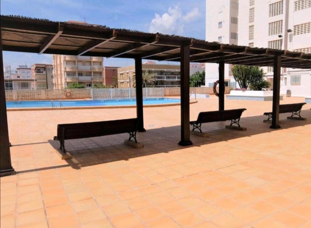 Apartamento A Pie De Playa-Edificio Bonaire Gandía Exteriör bild